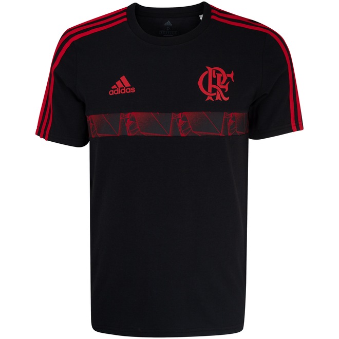 Camiseta do Flamengo adidas Manga Curta Icon 21 - Masculina - Foto 1