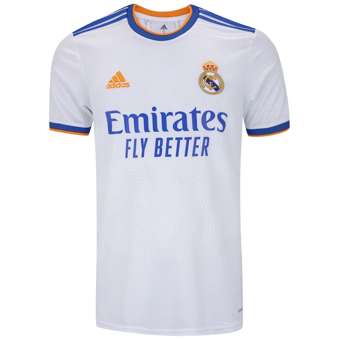 Camisa Real Madrid I 21/22 adidas - Masculina - Foto 1