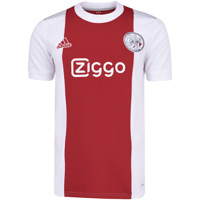 Camisa Ajax I 21/22 adidas - Masculina - Foto 1