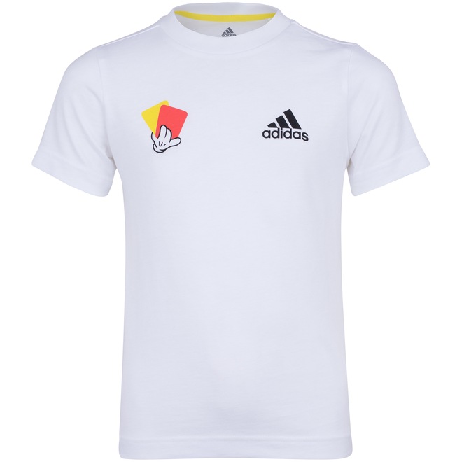 Camiseta adidas Manga Curta Grafica Mascote Cartão - Júnior - Foto 1