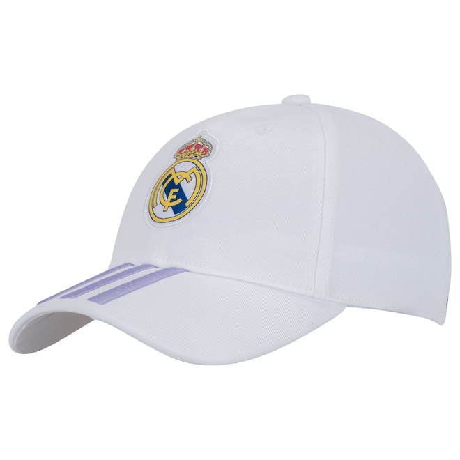 Boné Real Madrid 21 adidas Aba Curva Strapback - Adulto - Foto 1