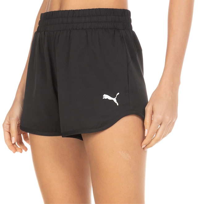 Shorts Feminino Puma Active 4 Woven - Foto 2