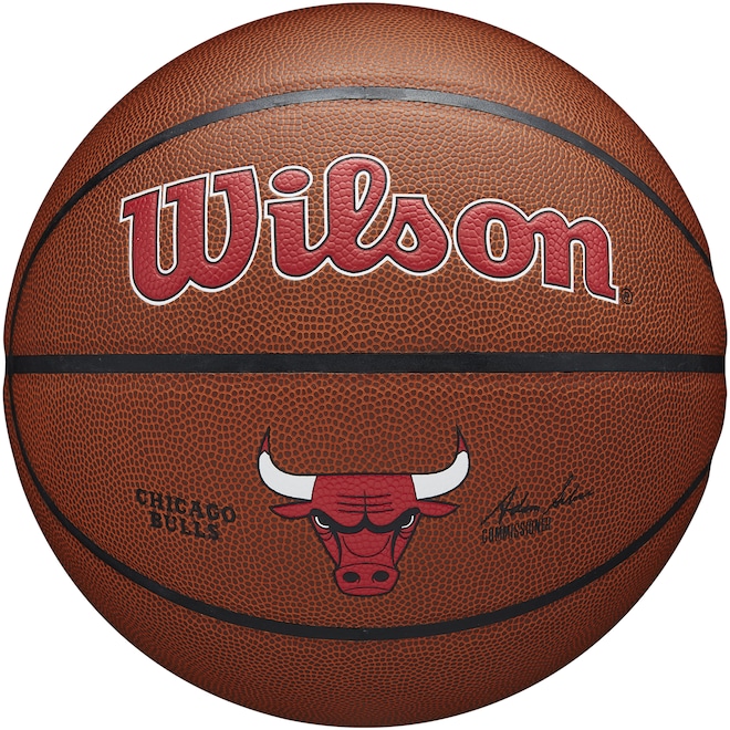 Bola de Basquete Wilson NBA Chicago Bulls Team Alli - Foto 1