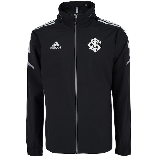 Jaqueta Corta-Vento do Internacional 21 adidas Masculina com Capuz - Foto 1