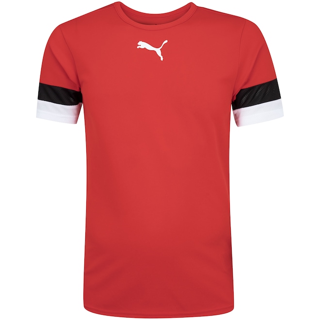 Camiseta Puma Manga Curta Teamrise Jersey - Masculina - Foto 1