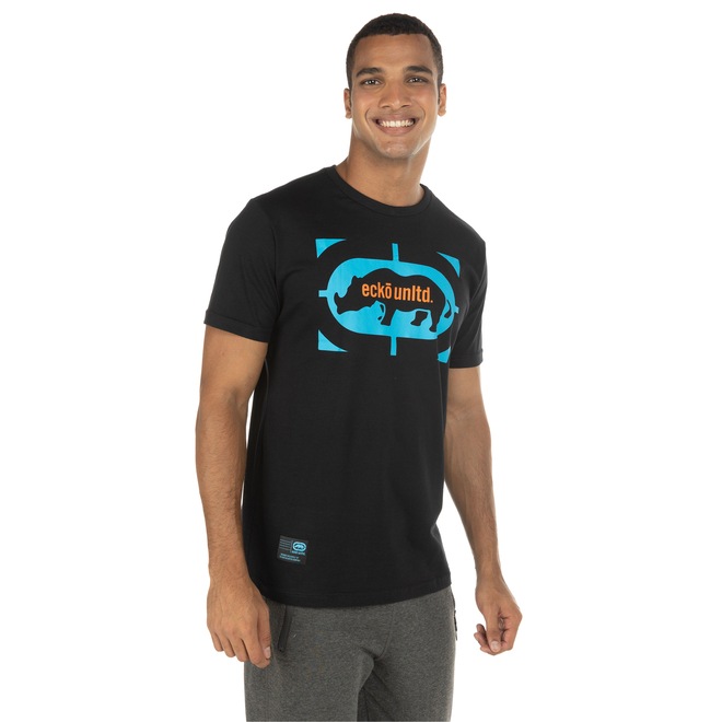 Camiseta Ecko Manga Curta Estampada K611A - Masculina - Foto 2