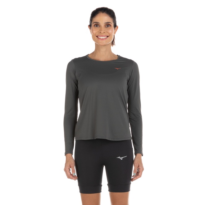 Camiseta Manga Longa Mizuno Energy New - Feminina - Foto 2