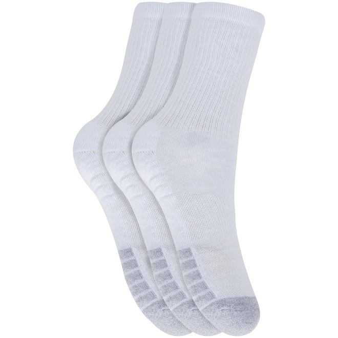 Kit de Meias Under Armour Heatgear Crew com 3 Pares - Adulto - Foto 1