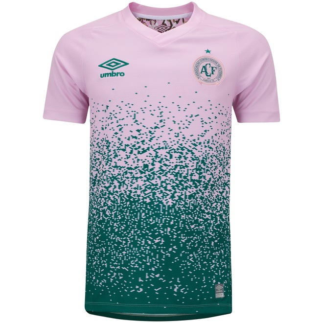 Camisa da Chapecoense 21 Umbro Outubro Rosa - Masculina - Foto 1