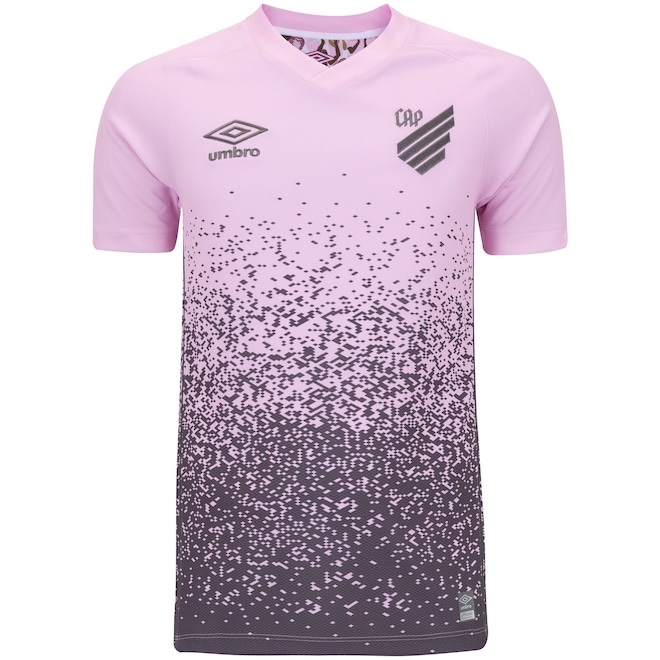 Camisa do Athletico Paranaense 21 Umbro Outubro Rosa - Masculina Rosa - Masculina - Foto 1