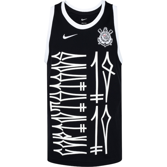 Camisa Regata do Corinthians 22 Nike Basquete - Masculina - Foto 1