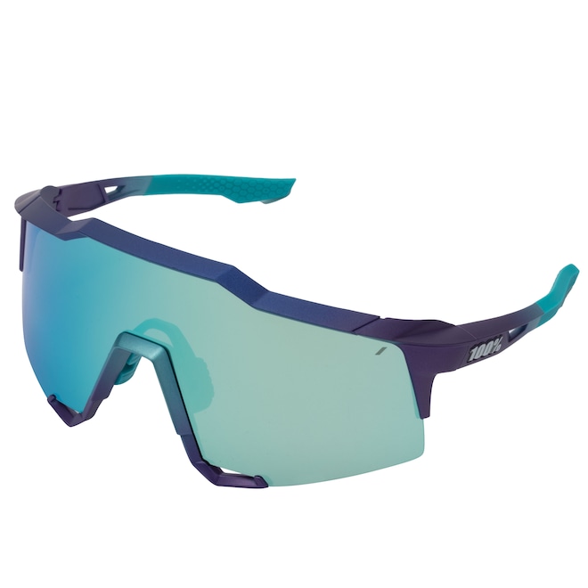 Óculos de Bike Unissex 100% Speedcraft Azul Metálico - Foto 1