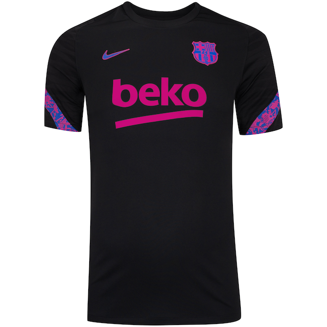 Camisa de Treino Barcelona Nike UCL - Masculina - Foto 1