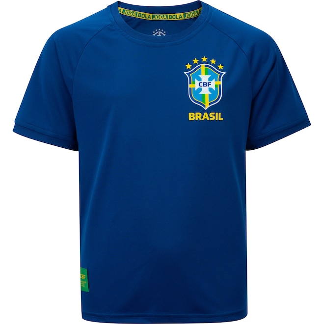 Camiseta do Brasil CBF Torcedor - Juvenil - Foto 1