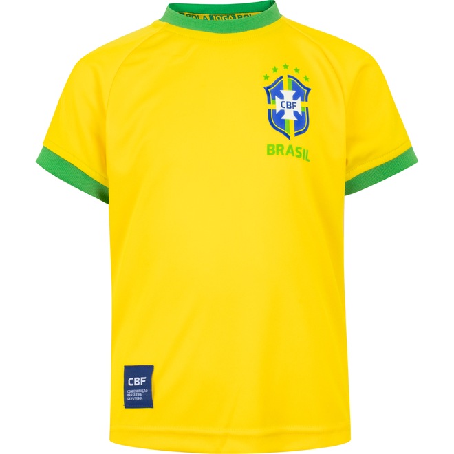 Camiseta do Brasil CBF Torcedor - Infantil - Foto 1