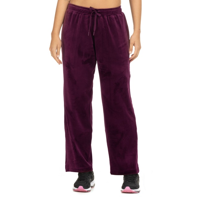 Calça Feminina de Plush Oxer Perna Reta - Foto 1