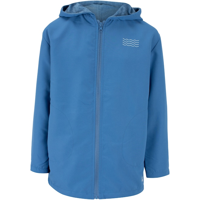 Roupão de Microfibra com Capuz Oxer - Infantil - Foto 1