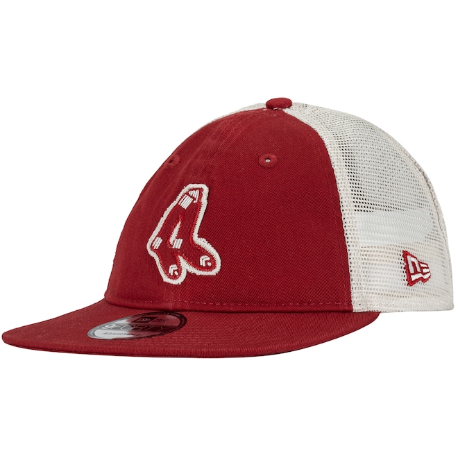 Boné Boston Red Sox MLB Aba Reta New Era 940 Unstructured Strapback - Adulto - Foto 1