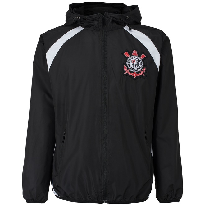 Jaqueta do Corinthians Corta Vento Letteri - Masculina - Foto 1