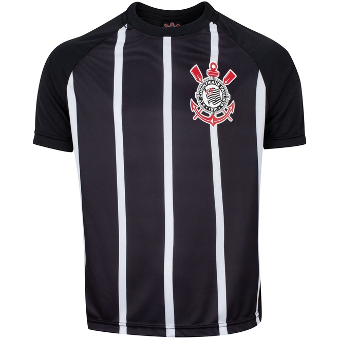 Camiseta do Corinthians SPR Stripes - Juvenil - Foto 1