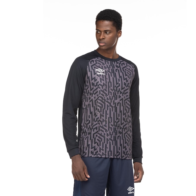 Camisa de Goleiro Manga Longa Umbro Gaudium - Masculina - Foto 2