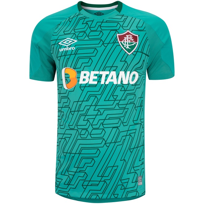 Camisa de Goleiro do Fluminense 22 Oficial Umbro - Masculina - Foto 1