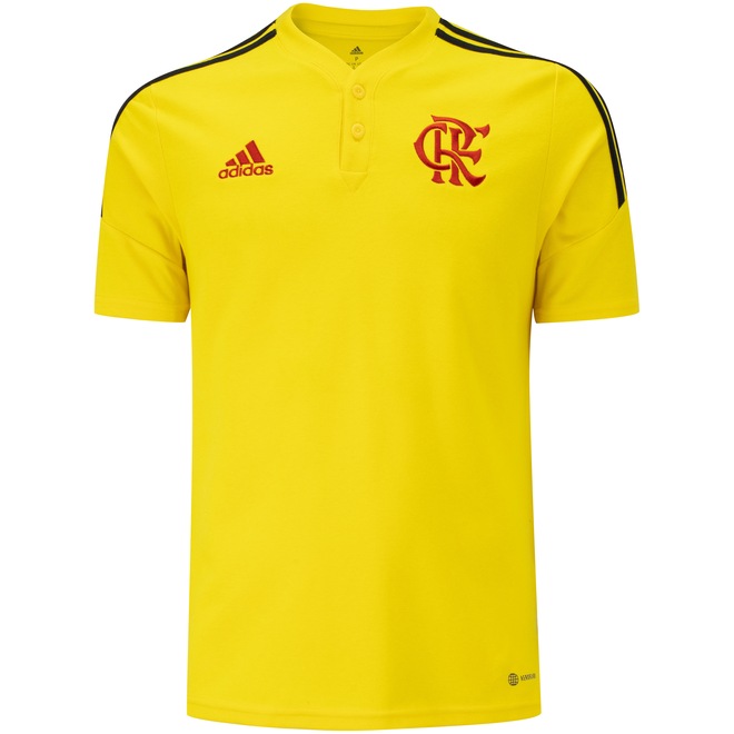 Camisa de Treino Polo do Flamengo Masculina adidas Atletas - Foto 1