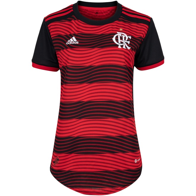 Camisa 1 CR Flamengo 22/23 adidas - Feminina - Foto 1