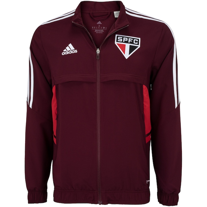 Jaqueta do São Paulo adidas Apresentação Masculina - Foto 1