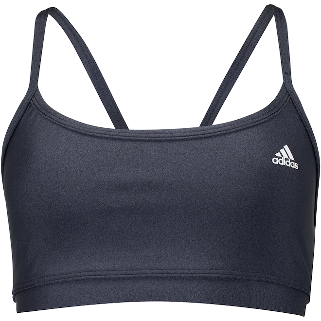 Top Fitness adidas Training Suporte Leve Solido - Adulto - Foto 1