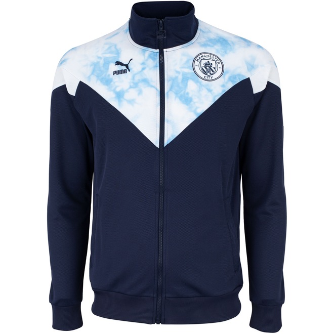 Jaqueta Manchester City Puma Iconic Mesh Track - Masculina - Foto 1