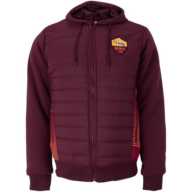 Jaqueta Padding de Moletom Roma com Capuz Masculina - Foto 1