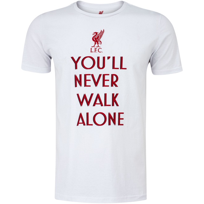 Camiseta Liverpool Never Walk Alone Xps - Masculina - Foto 1