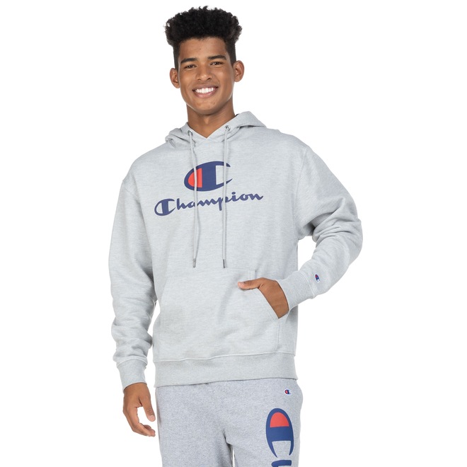 Blusa de Moletom Champion Masculino com Capuz Big C Script Log - Foto 2