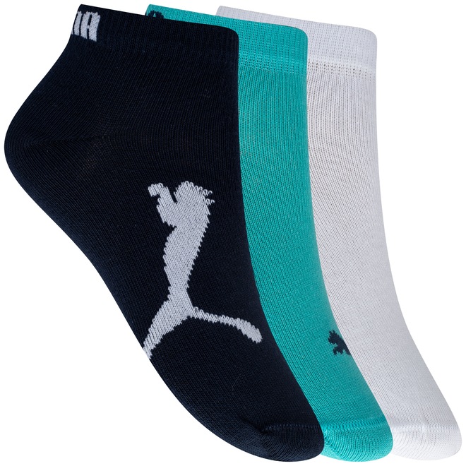 Kit de Meias Puma Sapatilha - Infantil - Foto 1