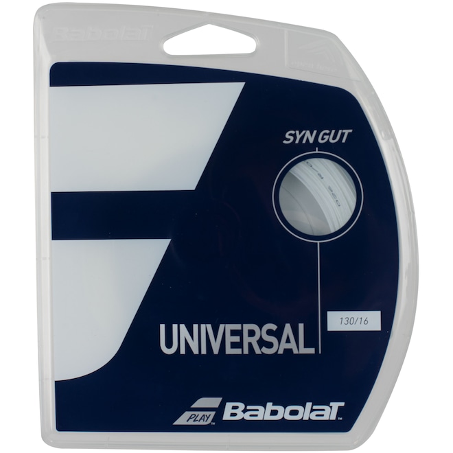 Corda para Raquete de Tênis Babolat Syn Gut 130/16 - 12m - Foto 1