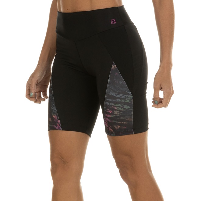 Bermuda Feminina Oxer Recorte Estampa Texturize - Foto 2