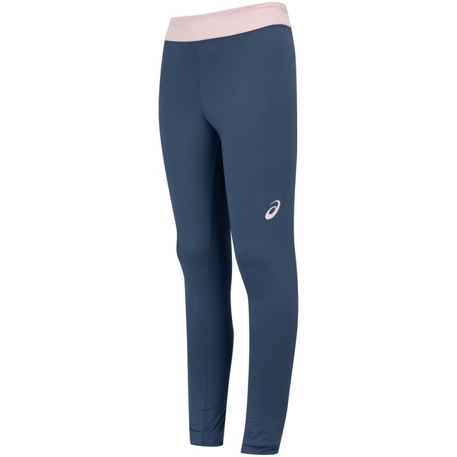 Calça Legging Infantil ASICS Cós Contraste Silk - Foto 1
