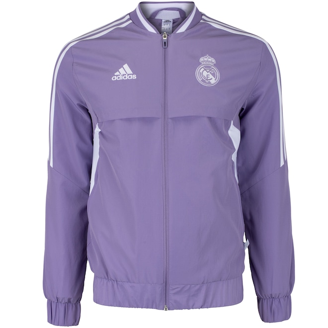 Jaqueta Real Madrid 22/23 adidas Masculina Hino - Foto 1