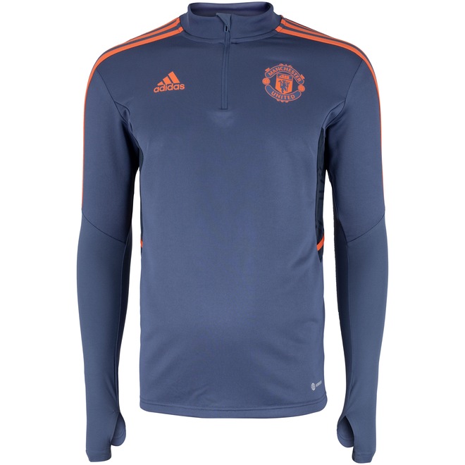 Blusa de Treino Manchester United 22 adidas - Masculina - Foto 1