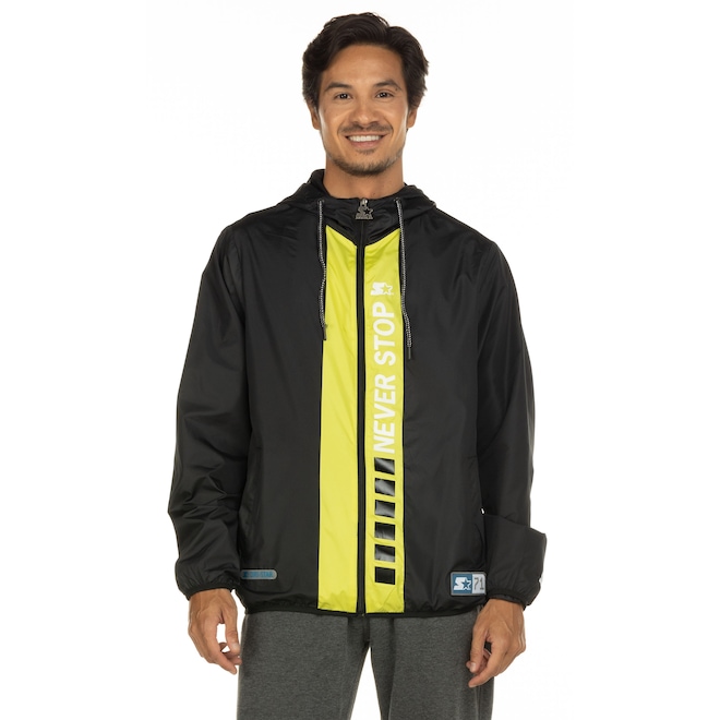 Jaqueta Corta-Vento Masculina Starter com Capuz T296A - Foto 2