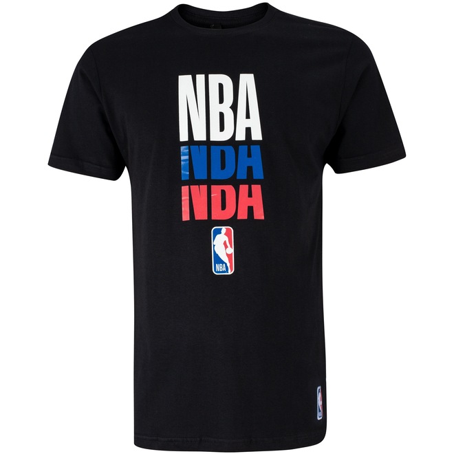 Camiseta NBA Manga Curta Estampada N090A - Masculina - Foto 1