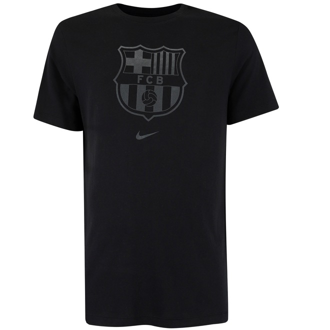 Camiseta Barcelona Nike Manga Curta Crest 22 - Masculina - Foto 1