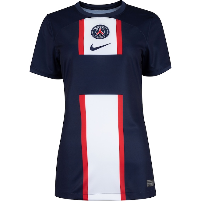 Camisa PSG I 22/23 Torcedor Nike - Feminina - Foto 1