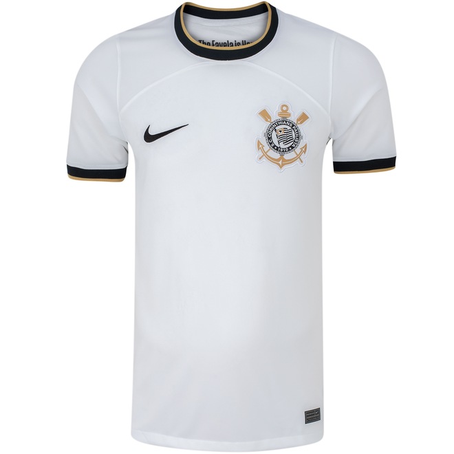 Camisa do Corinthians I 22 Stadium Nike - Masculina - Foto 1