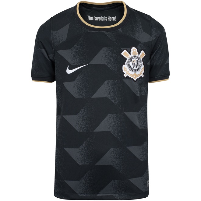 Camisa do Corinthians II 22 Stadium Nike - Infantil - Foto 1