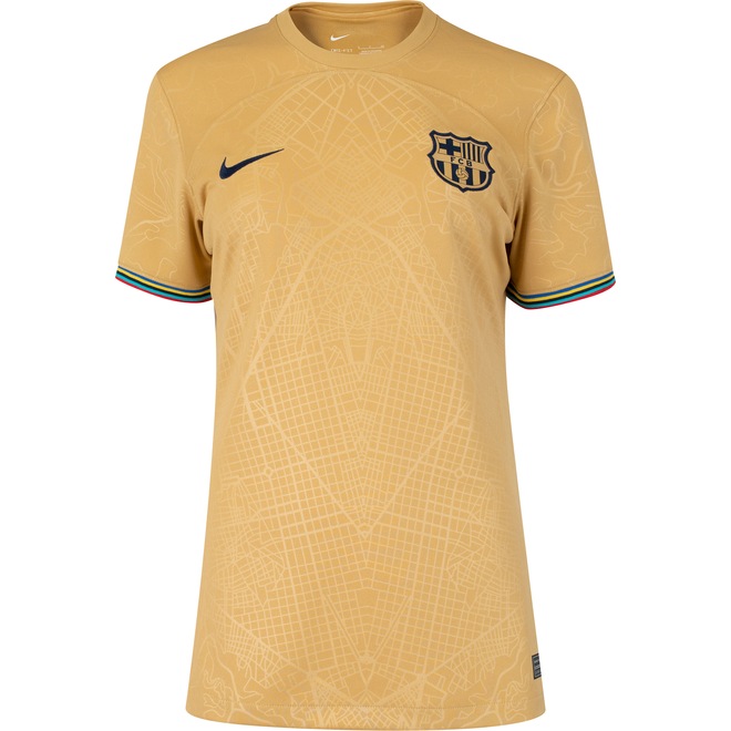 Camisa Barcelona Nike Dri-Fit Stad JS - Feminina - Foto 1