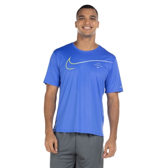 Camiseta Nike Manga Curta Dri-fit UV Run Dvn - Masculina - Foto 2