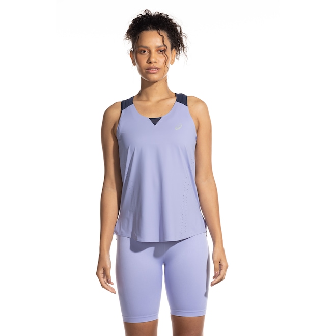 Camiseta Regata ASICS Selada - Feminina - Foto 2