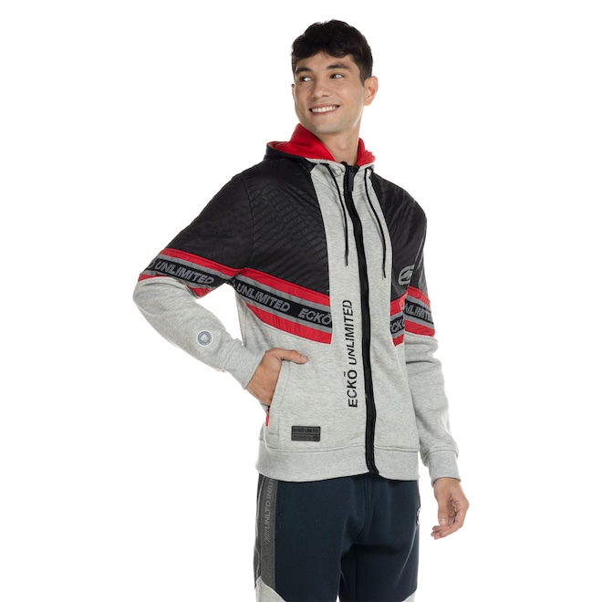 Blusa de Moletom Ecko Masculina com Capuz E810A - Foto 2